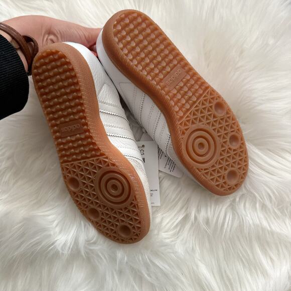 NWT White & Pink Adidas OG Samba Sneakers - Picture 6 of 8